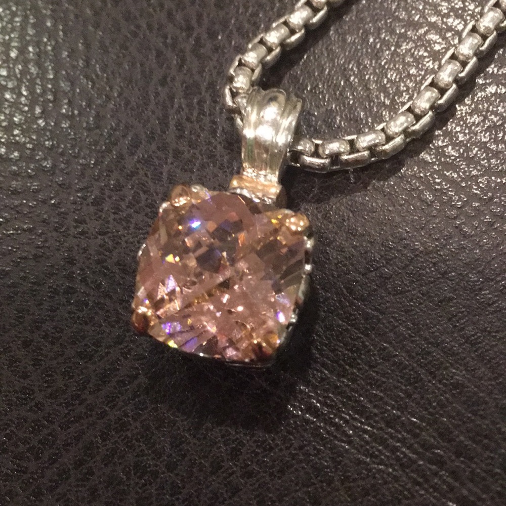 Faux Topaz Pendant